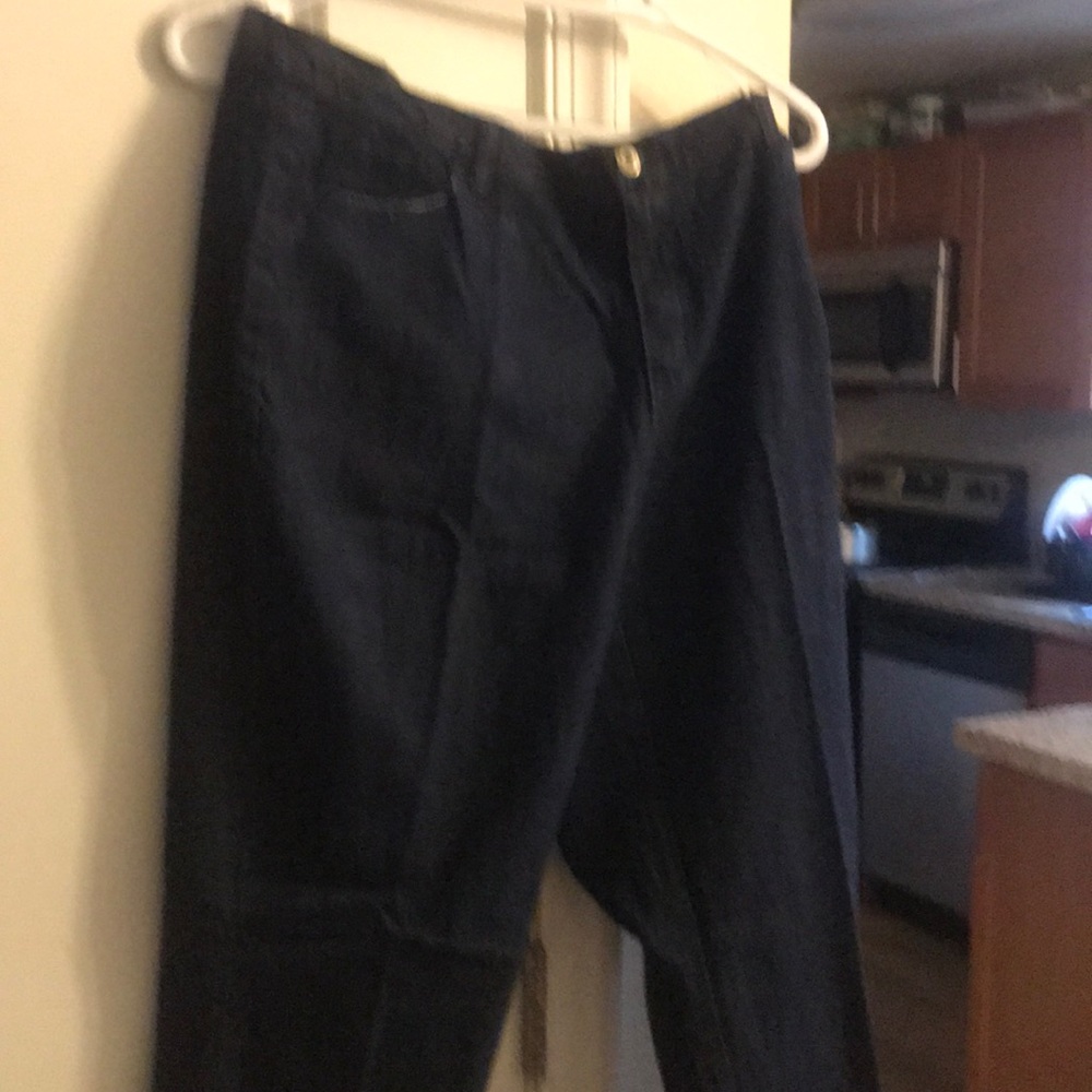 Dark blue jeans